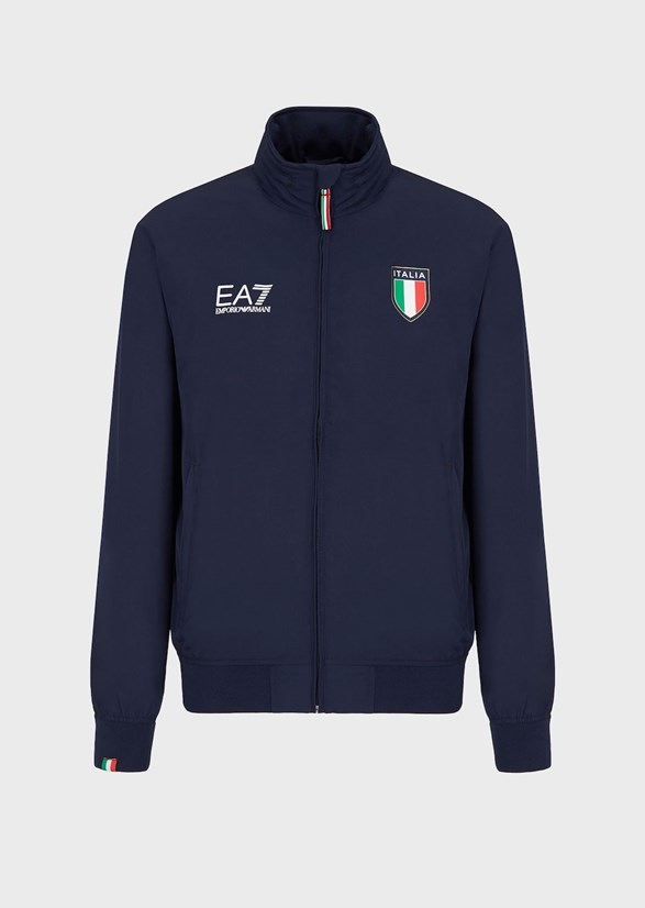 EA7 Team Italia Jacket with Hood