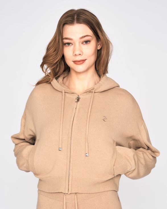 JUICY COUTURE Knitted Zip Through Hoodie