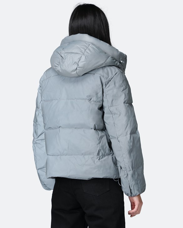 SVEA W.Hooded Reflective Puffer Jacket