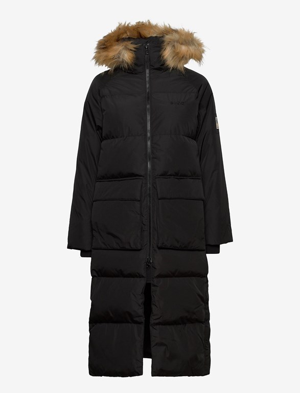 SVEA W.Loose Fur Hood Coat