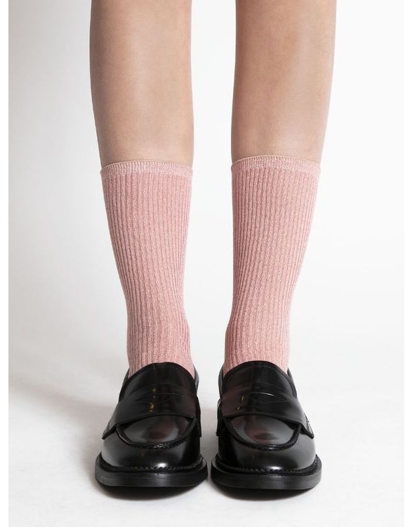 MRS. HOSIERY Delicate Ribbed Socks
