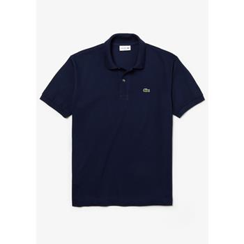 LACOSTE Short Sleeved Ribbed Collar Shirt