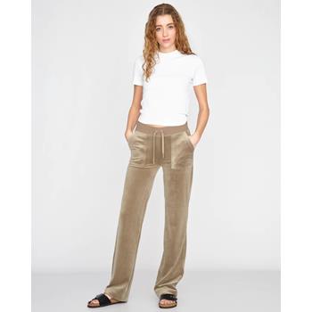 JUICY COUTURE Del Ray Classic Velour Pant Pocket Desigh Gold Hw