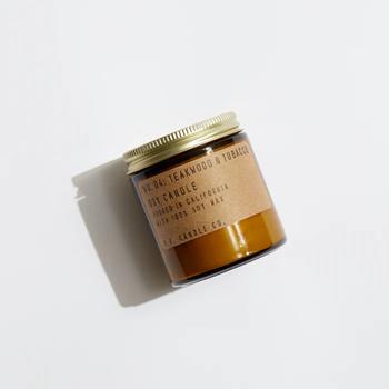 P. F. CANDLE CO. No. 04 Teakwood And Tobacco Small
